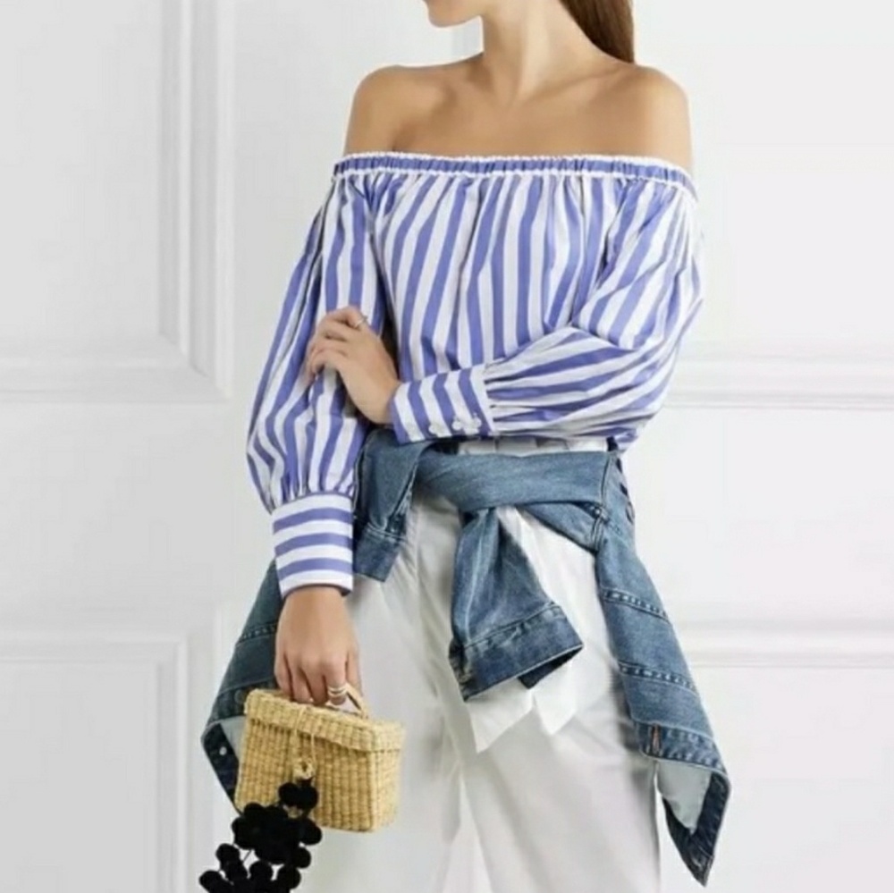 J. Crew off the shoulder top